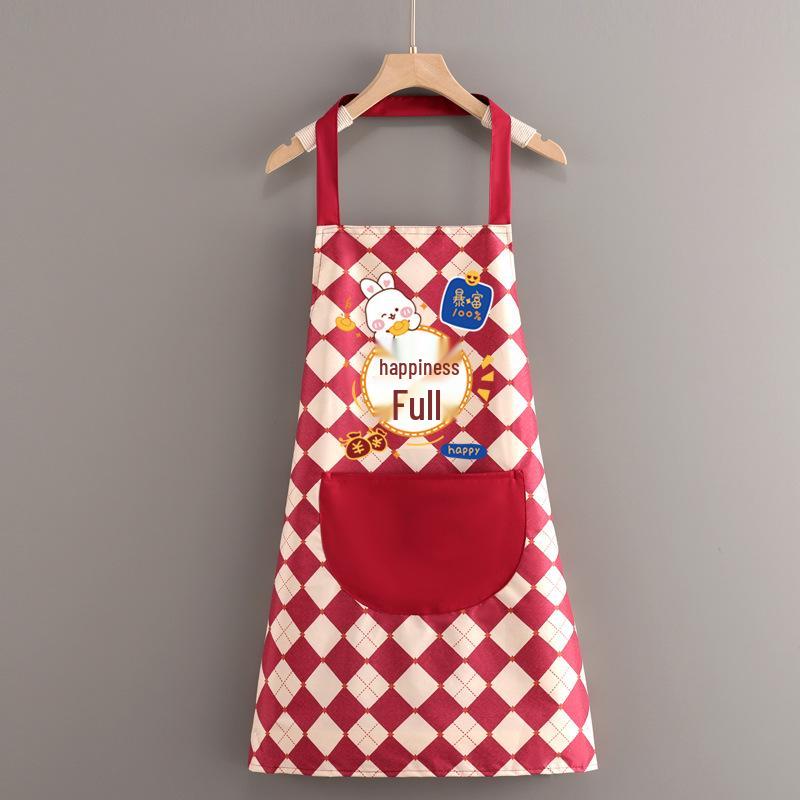 Women s Fashion Waterproof Apron - Oil-Proof, Stylish Waist for Cooking and Catering One Size 80-180 jin