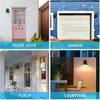 LONEDRUID 2 Pack Motion Sensor Outdoor LED Wall Light Dusk to Dawn Exterior Sconce Lighting Fixture Waterproof Wall Mount Barn Lamp Black Outside