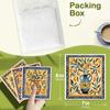6PCS Vase Printed Eco-Friendly Swedish Dishcloths Dish Rags Absorbent Dish Towels Kitchen Reusable Washable Cleaning Wipe Cloths