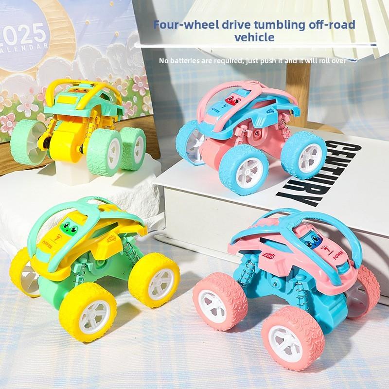 Childrens Inertia Offroad Car Toy With Rolling Stunts For Boys And Baby Play