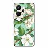For Realme 15 Pro Cases 3D Relief Flower Emboss Black Silicone For Realme15 Pro 5G Back Cover Cartoon Funda Realme 15 Pro Bumper