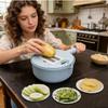Multifunctional Vegetable Cutter With Insert Plate For Shredding Potatoes, Coarse Shredder, Household Grater, Hand-friendly Shredder .