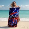 Proof Beach Towel with Buffalo Bill LOGO Pattern - Soft,absorbent,quick-drying,machine Washable - Perfect for Swimming,camping,bathing