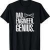 Dad Engineer Funny Mechanic Engineer Father's Day T-Shirt