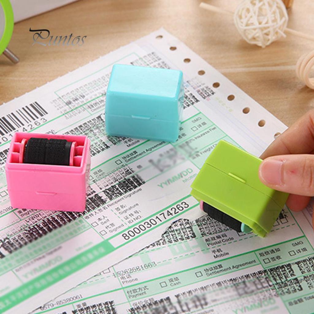 Nepořádné razítko ID Guard Mini Roller Razítko Samobarvící razítko ochrany soukromí