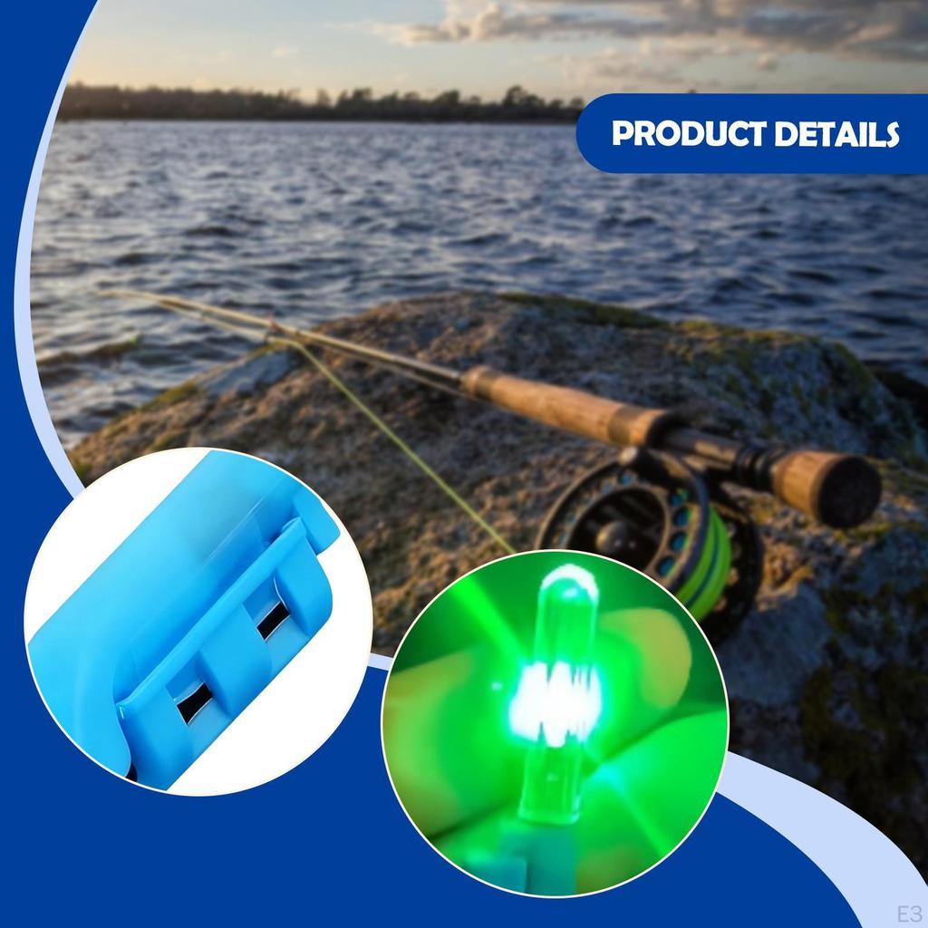 Electronic Pole Tip Light Luminous Glow Easy Installation Sea Fish Rod Lights for