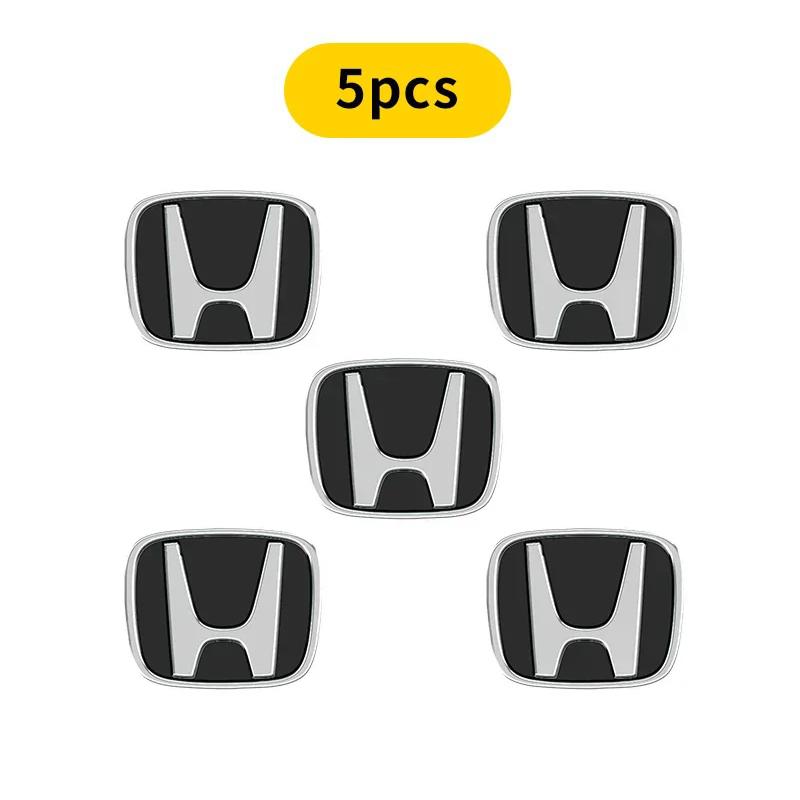 13mm 5/10pcs Car Key Badge Emblem Replacement Car Key Stickers For Honda Civic Accord Fit CRV Jazz Odyssey Insight Legend HRV