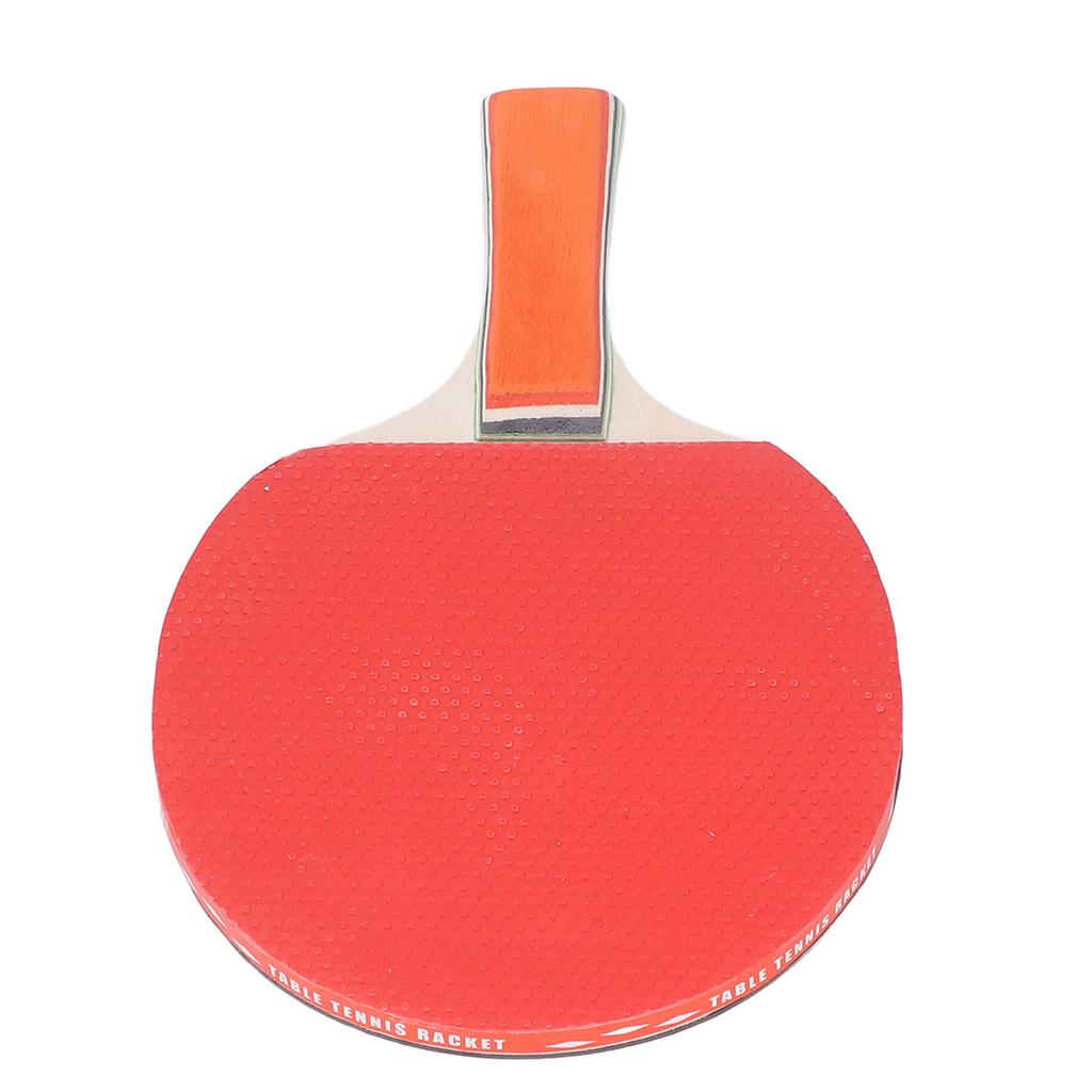 2PCS Table Tennis Paddles and ABS Balls Portable Basswood Handshake Table Tennis Rackets Accessories Set for Professional