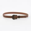 New Belt for Women, Three-piece Set of Hardware Rivet Belt for Women, Pin Buckle Belt Retro