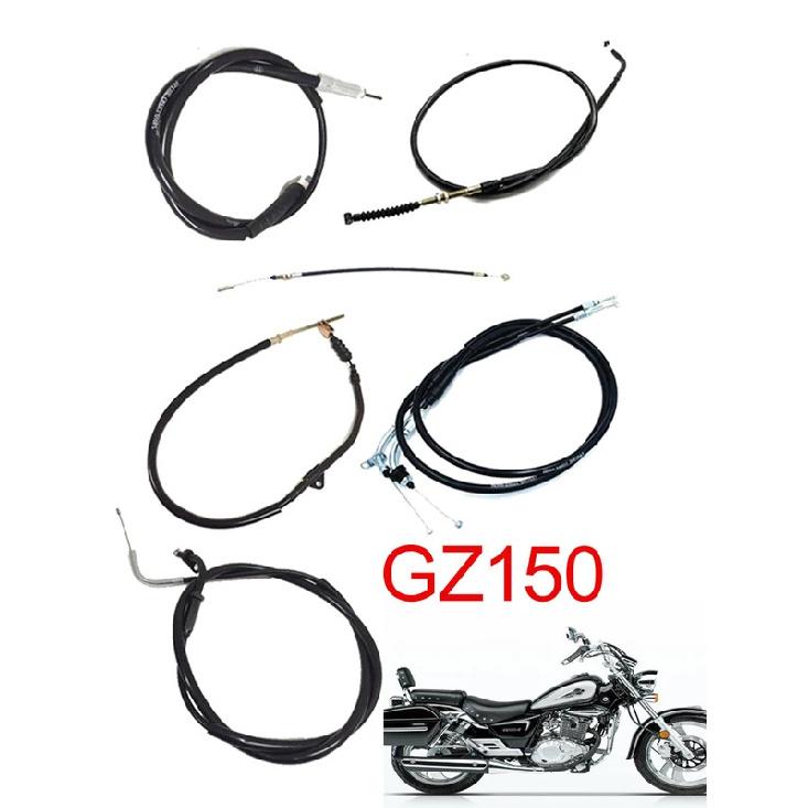 Motorcycle Control Cables Throttle/Brake/Clutch/Speedometer/Choke Cable Wire for Suzuki Haojue Jingcheng GZ125 GZ125GS GZ150-A