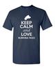 Keep Calm And Love Burkina Faso Country Patriotic Novelty Adult T-Shirt Tee Unisex T-Shirt