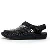 Summer New High Quality Sandals Men's Brand Designer Fashion Casual Outdoor Waders Hand-woven Beach Sandals For Men Large Size