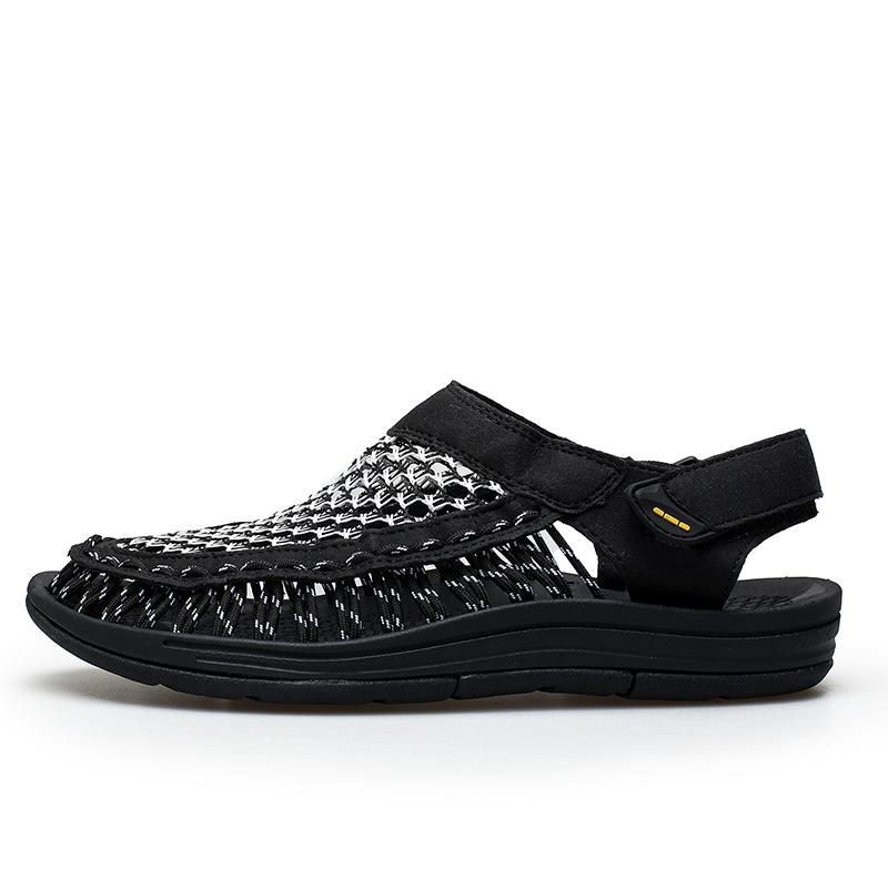 Summer New High Quality Sandals Men's Brand Designer Fashion Casual Outdoor Waders Hand-woven Beach Sandals For Men Large Size