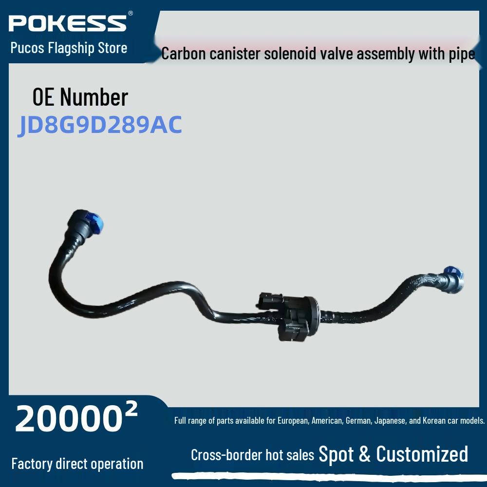 JD8G9D289AC Carbon Canister Solenoid Valve Assembly for Ford Escort 1.5L Models (2019-2021)