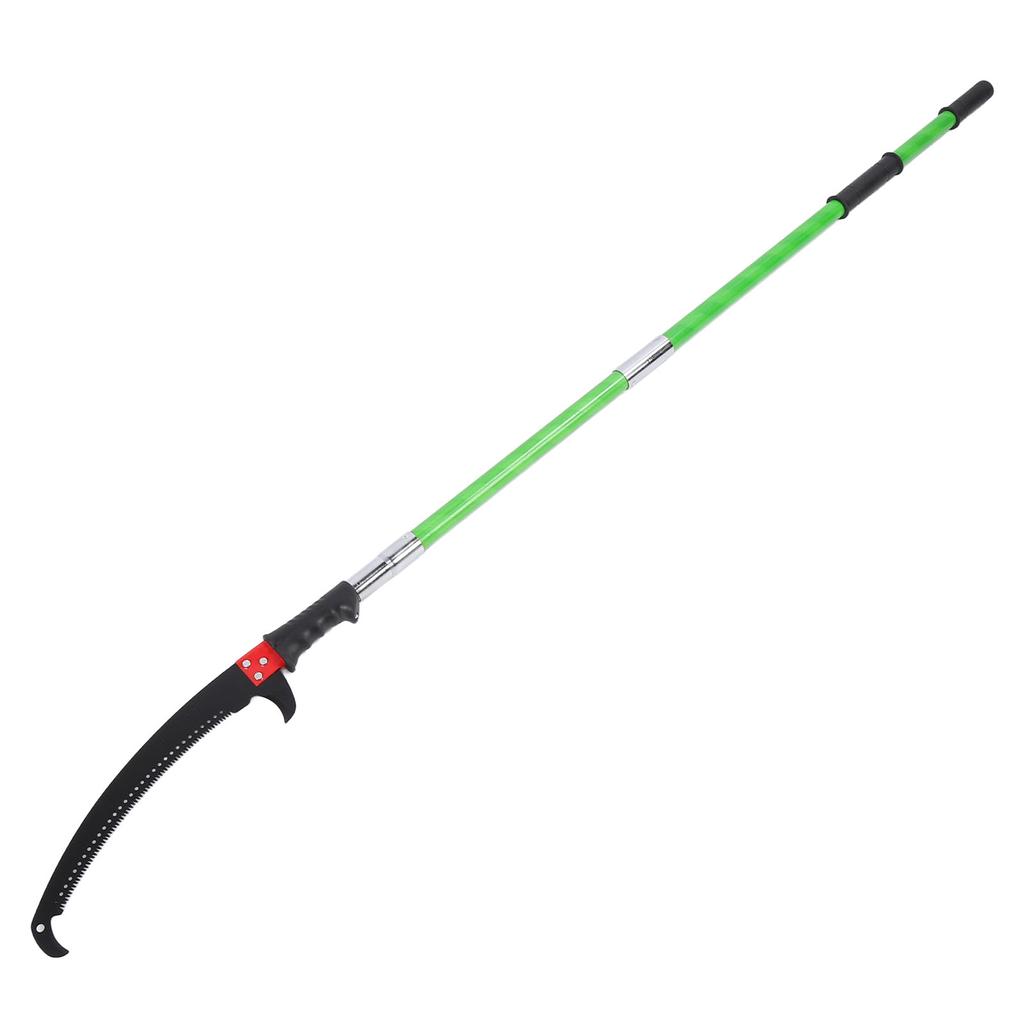 Manual Pole Saw 26 Feet Extendable Tree Pole Pruner High Branch Trimmer with Lightweight Fiberglass
