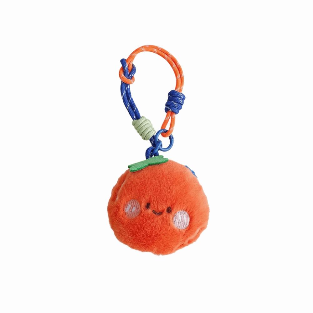 

Fruit Plush Earphone Bag Key Chain Dolls Coin Purse Creative Cartoon Bag Pendant Friends оранжевый