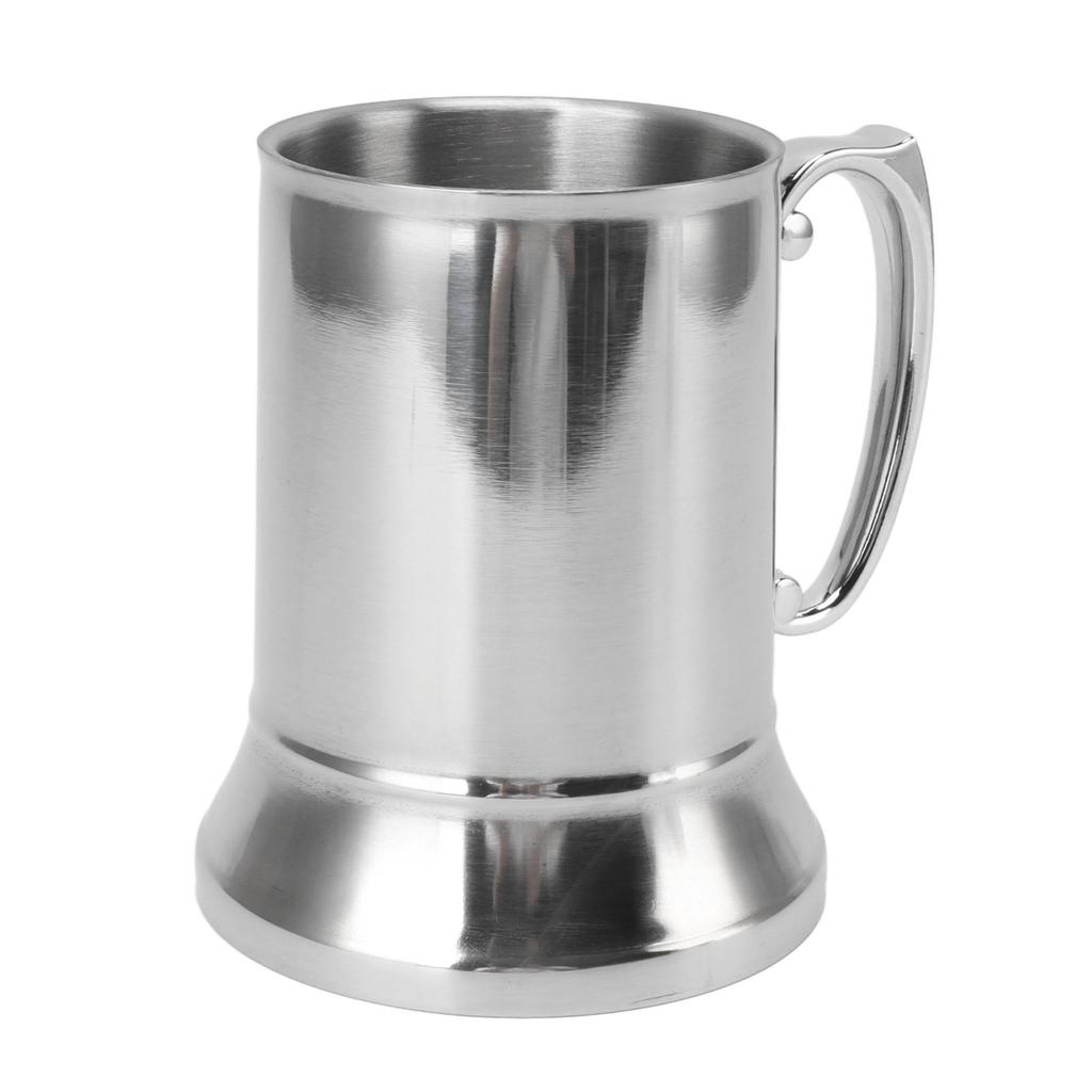 Roestvrijstalen Bierpul Antislip Hittebestendig Moderne Bierbeker Koffiemok 500ml