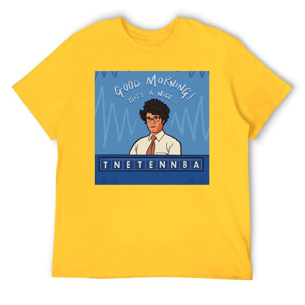 To je pěkné Tnetennba The IT Crowd tričko s kulatým výstřihem Move Top Tee Klasické Novinka Fitness USA Velikost