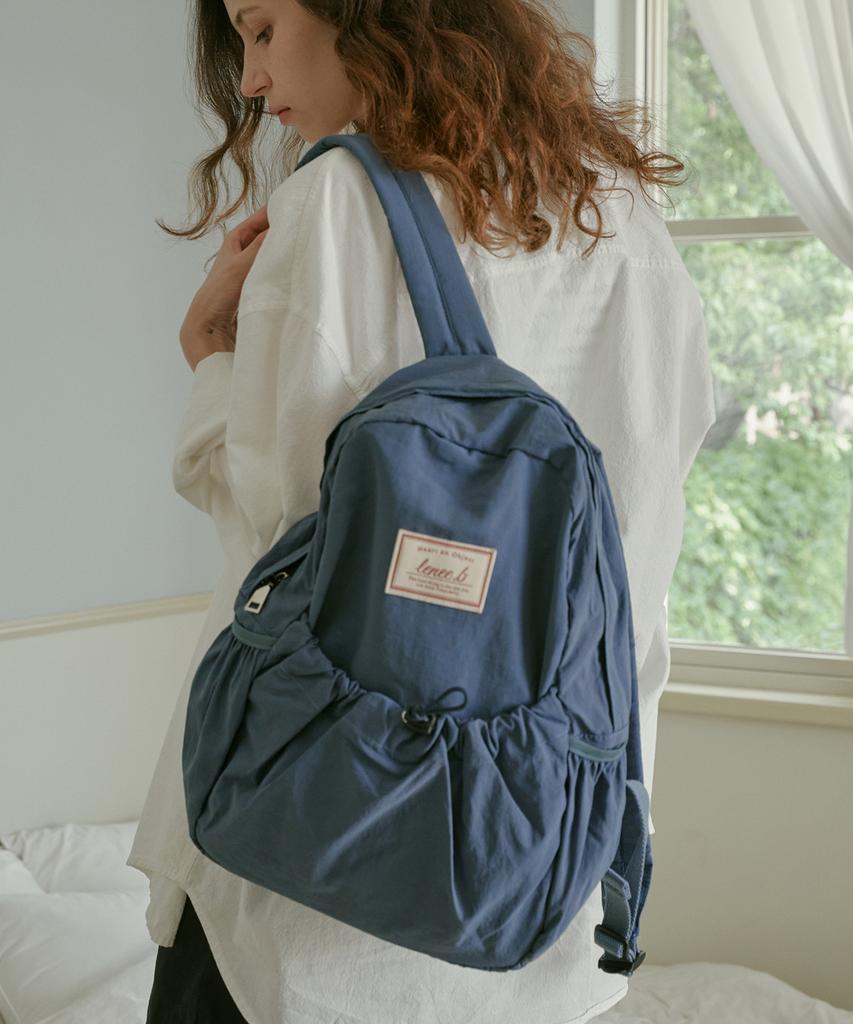 Leneeb String Backpack Deep Blue