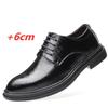 YEINSHAARS 6cm Classic Mens Derby Shoes Platform Height Increase Men Dress Shoes Formal Suit Elevator Business Shoes Hot Sale