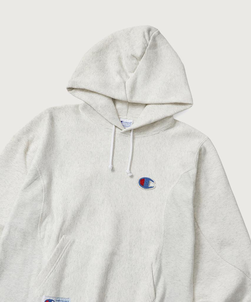 CHAMPION X Undercover Reverse Weave Structured Hoodie Oatmeal