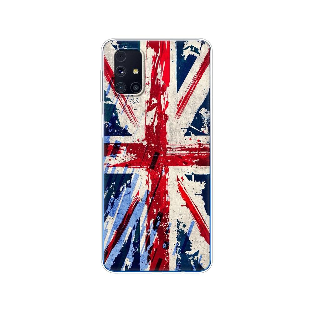 Für Samsung M31s Hülle 6.5 Tpu Weiches Silikon Rückseite Handyhülle Für Galaxy M31S M 31S m317f m317 Funda Winter Schnee Weihnachten