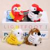 Peluche Perroquet Kawaii Simulation Peluche Animale Douce Pendentif Sac Dessin Animé Petits Oiseaux Porte-clés Peluche Cadeaux Enfants