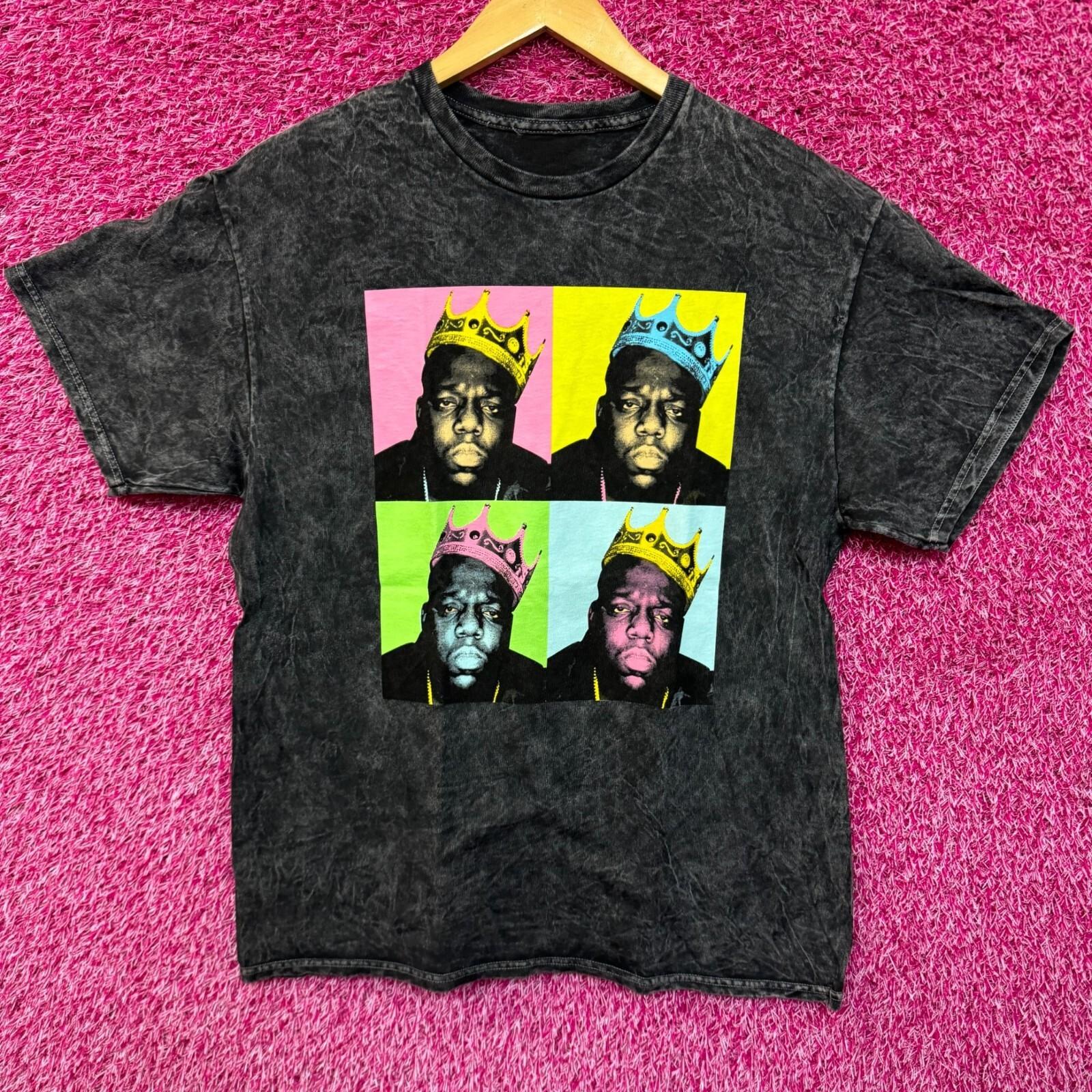 

The Notorious BIG King of New York Pop Art Hip Hop Tee M XL