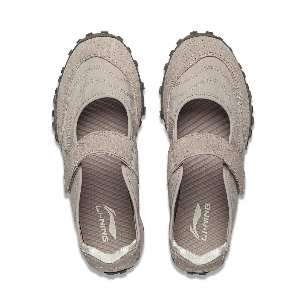 Li Ning Mary Sports Comfortable Wear-Resistant Breathable Low-Top Casual Shoes Women sneaker Dusty-Gray AGLW064-4
