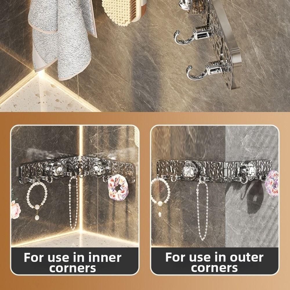 Detachable Wall Mounted Row Hook Waterproof Sundries Storage Hook  Bathroom Accessories