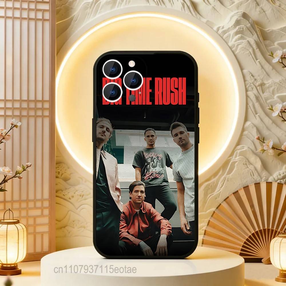Music BAND Big Time R-Rush Phone Case For iPhone 17,16,15,14,13,12,11,Pro,Max,Plus,E,Air,Mini Protective Black Cover