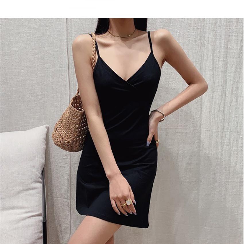 Women Spring Sleeveless Solid Color Suspender Dress Summer Casual Slim Ankle-Length Elastic High Waist Floral Print Camisole Dresses S-XL