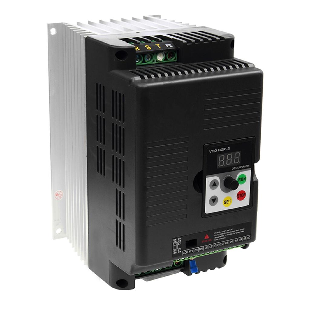 5.5KW 220V 3 Phase Input VFD Frequency Inverter 3 Phase Triphase Output Motor Speed Control Frequency Drive Converter
