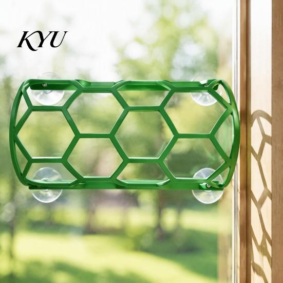 Non-toxic Reptile Supplies Honeycomb Climbing Shelf, Suction Cup Snake Tunnel Hide, Rest Platform Tank Accessories for Ball Python, Lizard,