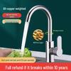 Stainless Steel Anti-Splash Hot & Cold Kitchen Faucet for Vegetable Sink & Washbasin