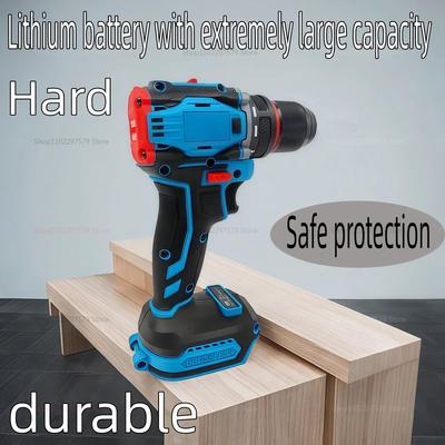 Bezuhlíková Akumulátorová Elektrická Vrtačka a Šroubovák Rázový Power Tool pro Domácí a Profesionální Použití 18V Baterie Bez Baterie