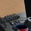 Data Cable Fixing Organizer Self-Adhesive Cable Clip 4holes 5holes 7 Holes Select Charging Cable Computer Power Cable Fixing Cli