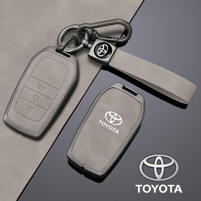 For Toyota 2026 Hot Hub Caps Metal Car Key Cover Case Shell Bag for Toyota Hilux Fortuner Land Cruiser Camry Coralla Crown RAV4 