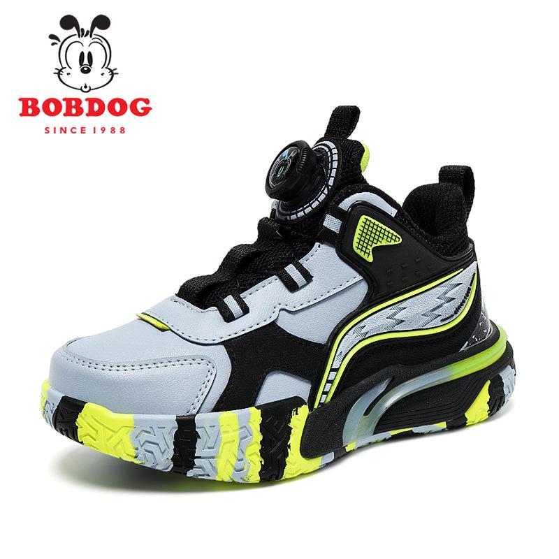 Bobodou Kids' 2025 Autumn/Winter Waterproof Leather Sports Shoes - Non-slip, Soft Sole, Boys' Running Sneakers