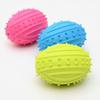 Tpr Squeaky Rugby Dog Toy Teeth Cleaning Molar Chew Toy For Pet Dogs