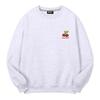 GROOVESTEP Cherry Mini Lettering Oversized Sweatshirt M0244 (A Type)