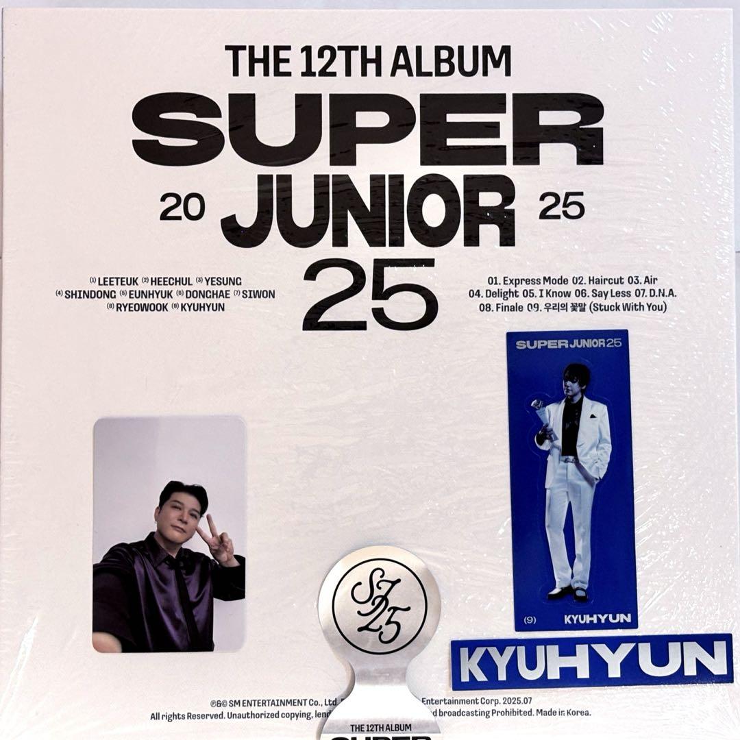 

[USED] Complete set of accessories SUPER JUNIOR 25 25ver. Shin Dong Kyuhyun