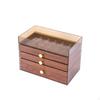 MultiLayer Jewelry Organizer Large Capacity Storage Case with Compartments Soft Interior