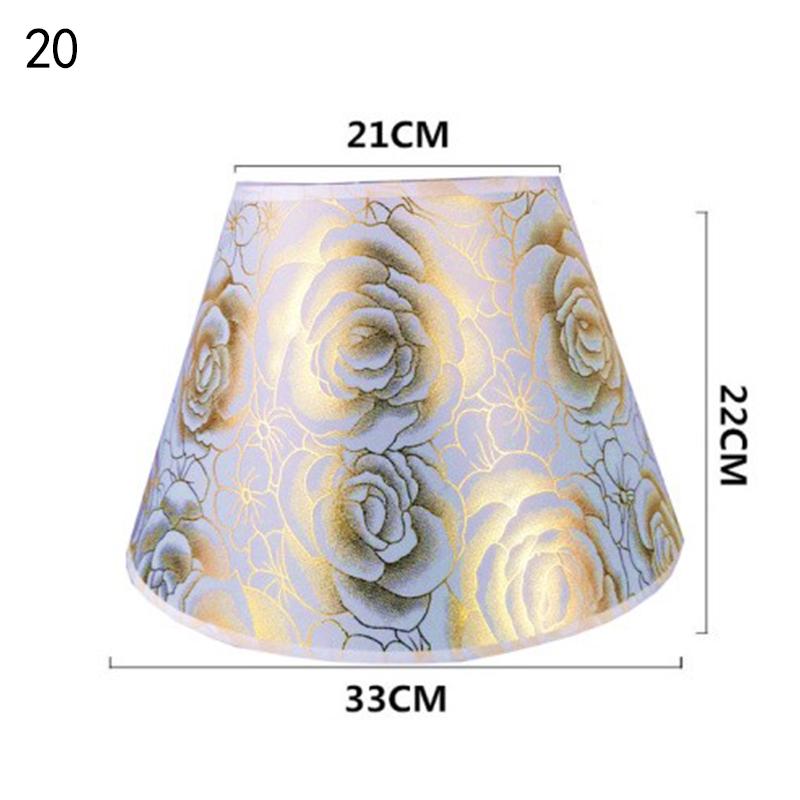 European Retro Style Table Lampshades PVC Sheepskin Fabric Floor Lamp Shade Bedroom Bedside Home Decor Wall Lamp Shell Cover