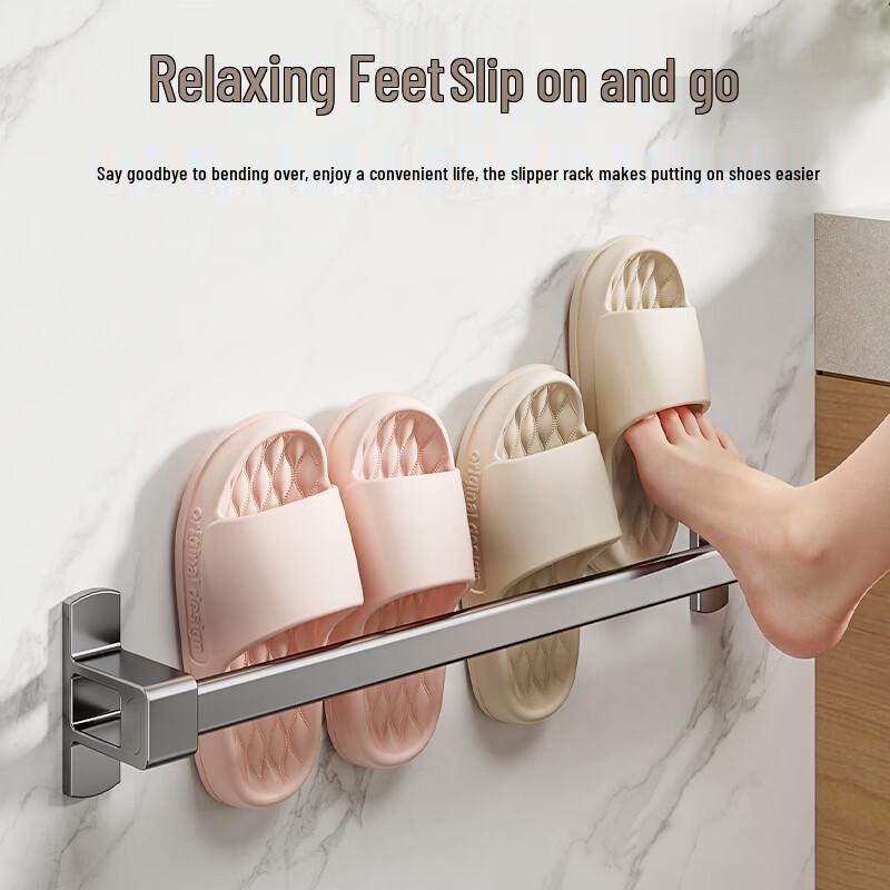 MICOE Bathroom Space Aluminum Storage Rack and Towel Rail