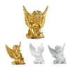 Little Angel Figurine, Resin Cherub Angle Sculpture, Remembrance Healing Sympathy Gift for Bedroom, Shelf, Office Desk Decor