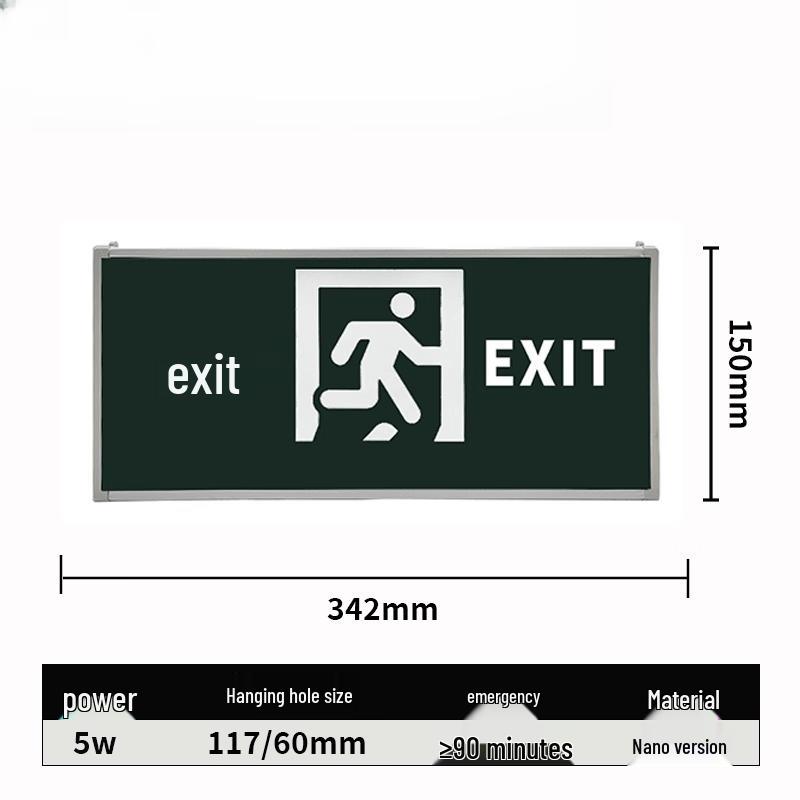 Emergency Exit Sign Light