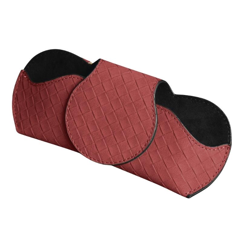 Sunglasses Holder for Car Sun Visors, Universal Auto Eyeglasses Organizers Box, Vehicle Visors Accessories Glasses Case красный