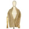 WTEMPO Winter Warm Faux Fur Wedding Dress Shawls Soft Plush Shawls for Performance/Party Retro Long Shawls Windproof Cold-proof Wide Scarves