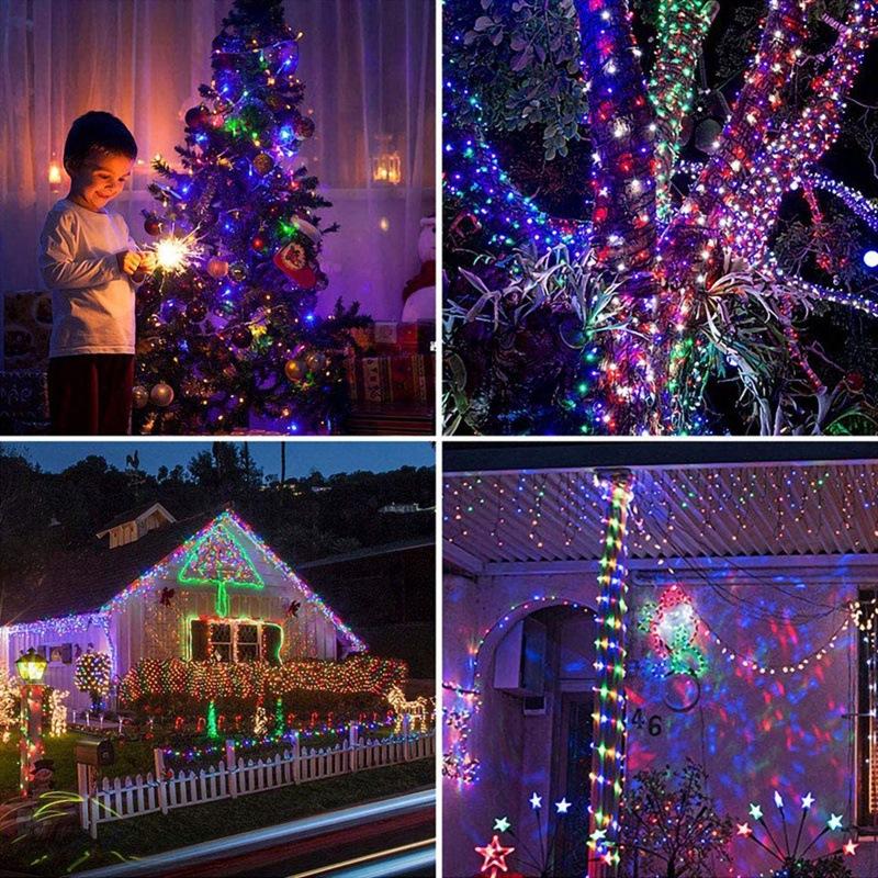 2-30M RGBIC String Lights Smart APP Control DIY Custom WS2812B Waterproof Festoon for Christmas Tree Room Curtain Decor Garland